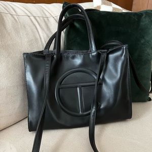Black Medium Telfar Bag